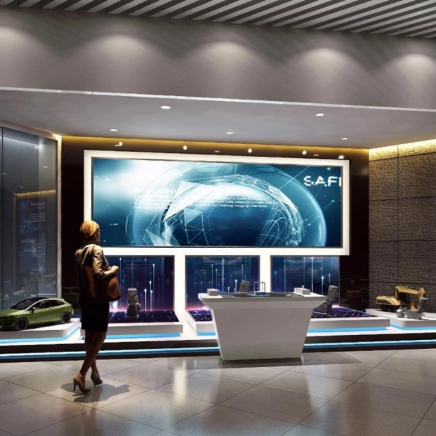 现代科技展厅3D模型