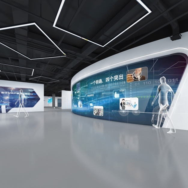 现代科技展厅3D模型