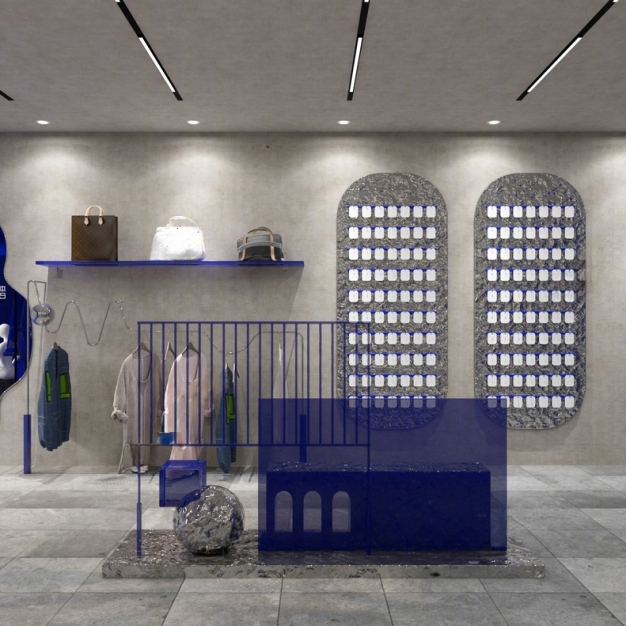 现代服装店3D模型