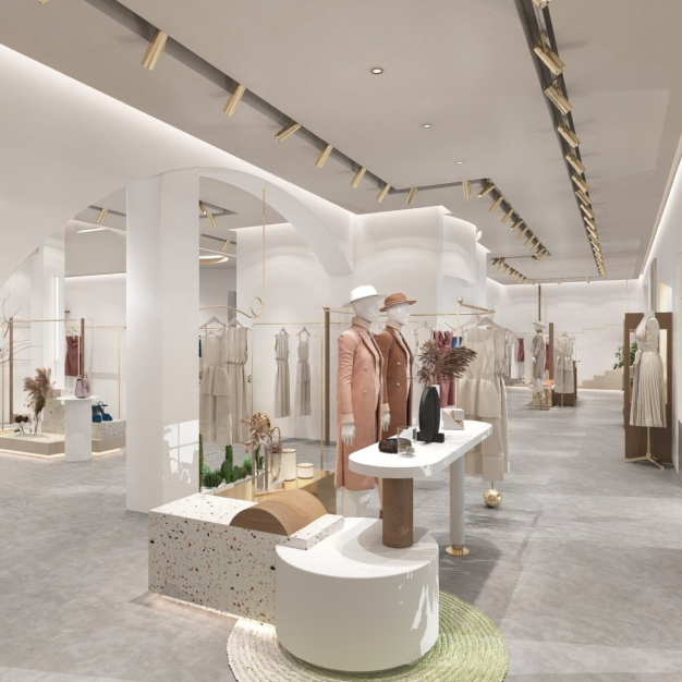 现代服装店3D模型