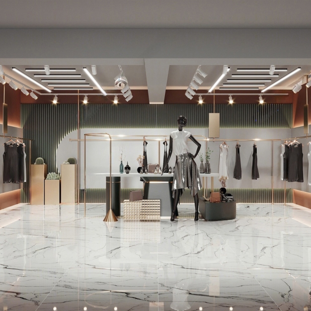 现代服装店3D模型