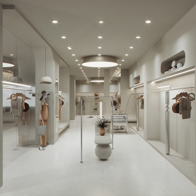 现代女装服装店3D模型
