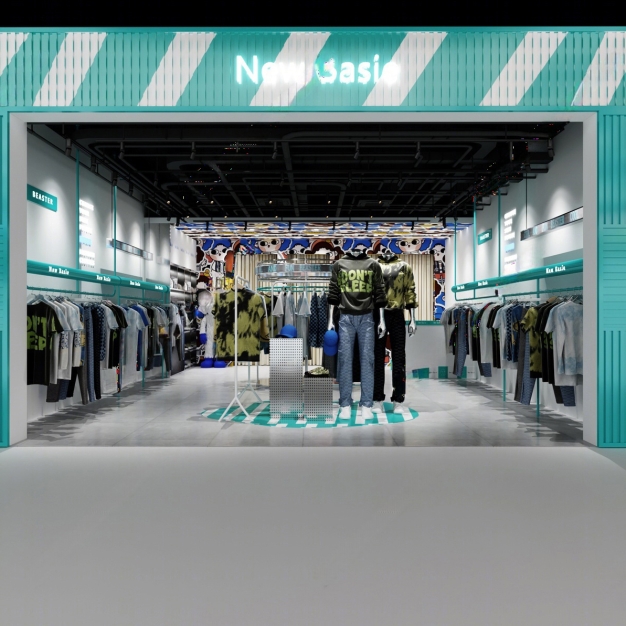 现代服装店3D模型