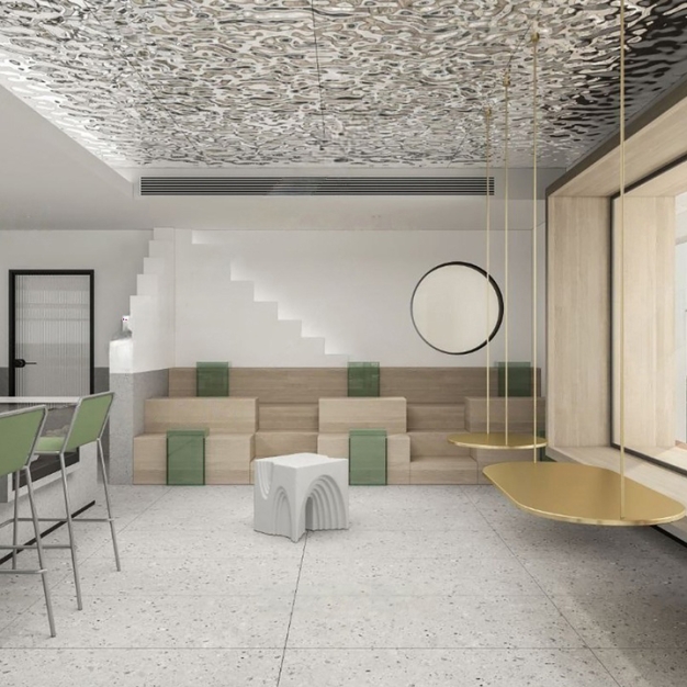 现代奶茶咖啡店3D模型