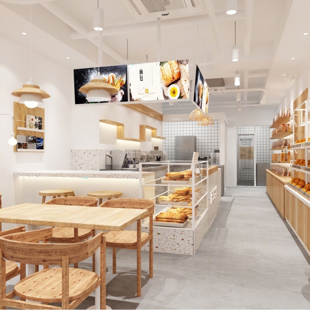 现代甜品面包店3D模型3D模型