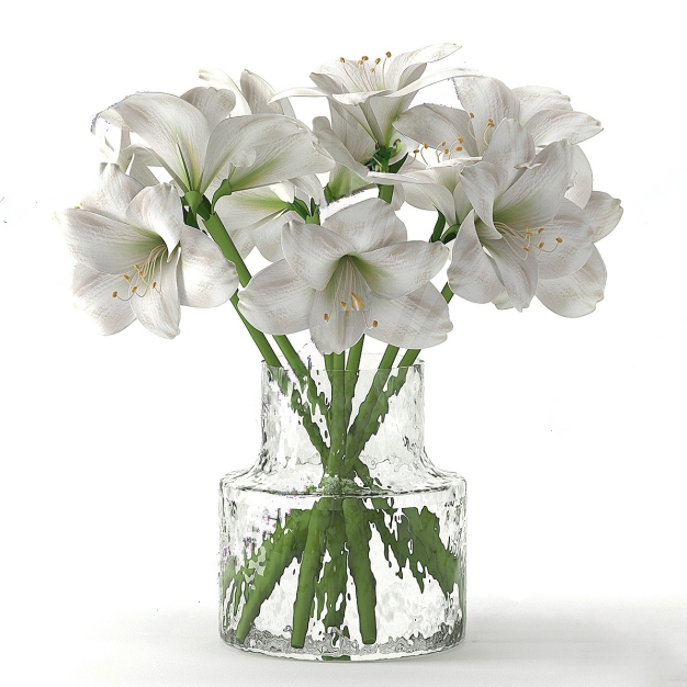 现代花瓶花艺摆件3D模型