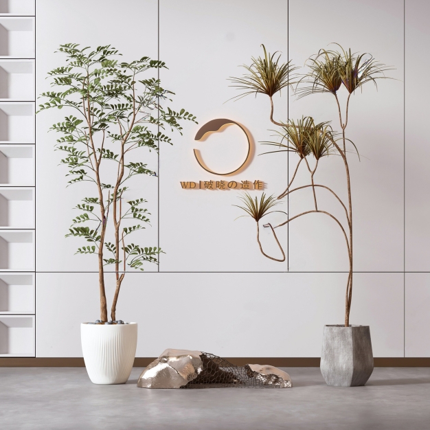 植物盆栽3D模型