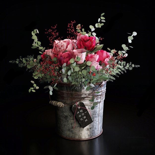 植物盆栽3D模型