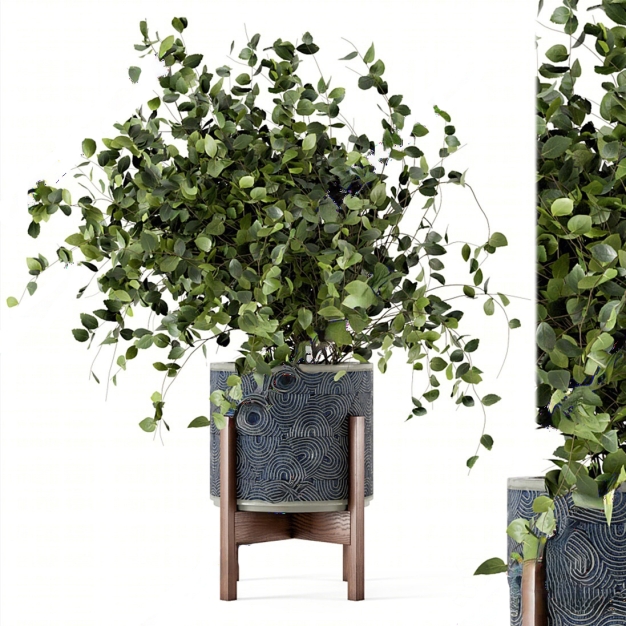 现代植物盆栽3D模型