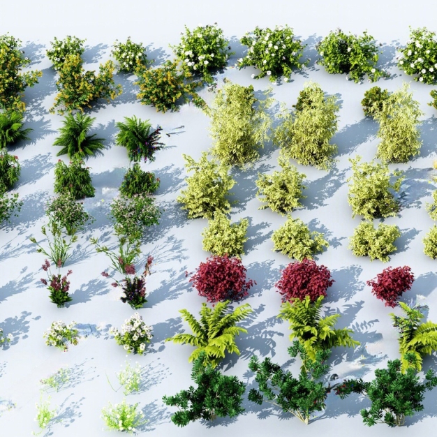 植物 花草 组合3D模型