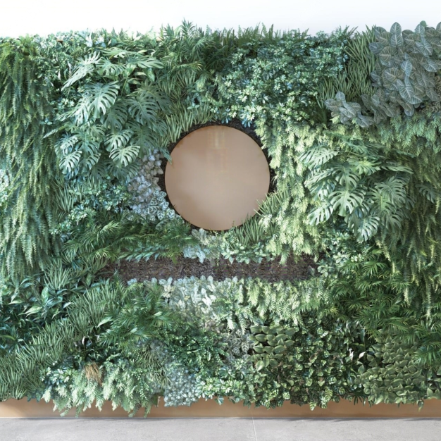 现代植物墙3D模型