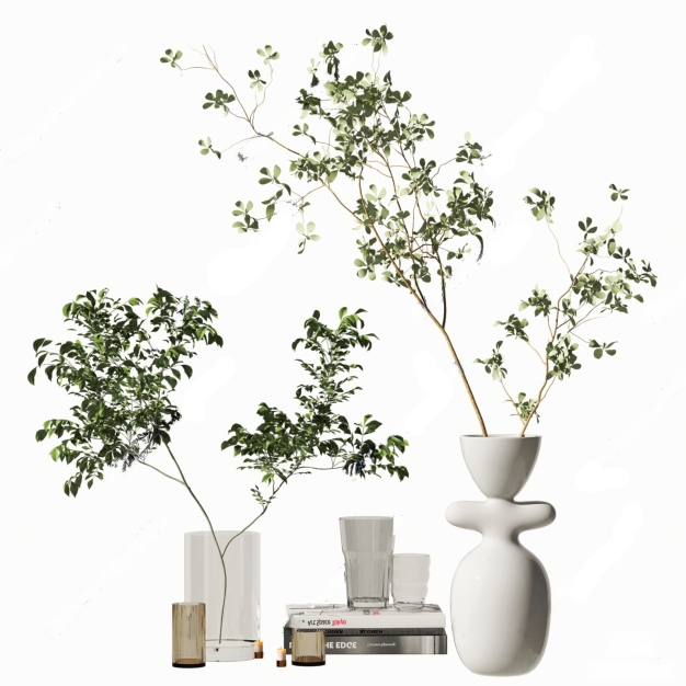 现代花瓶摆件3D模型