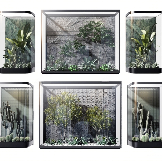 室内植物景观3D模型