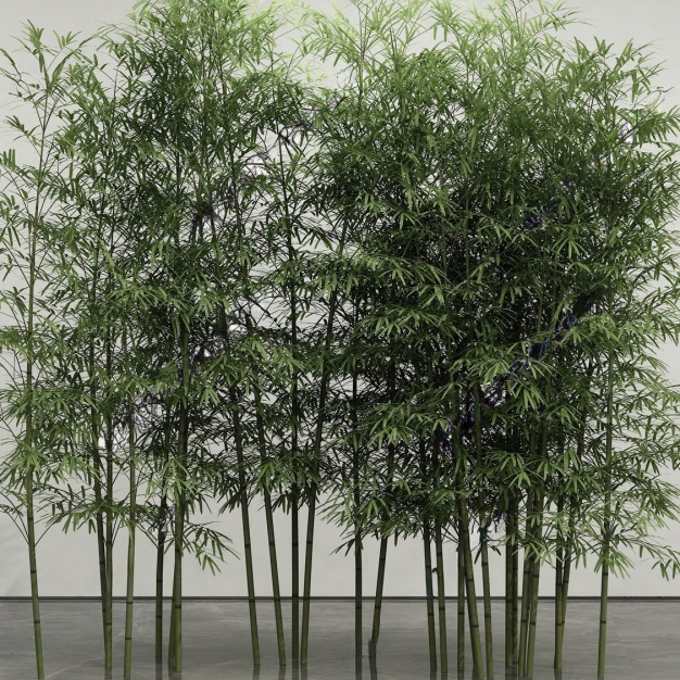 竹子组合3D模型