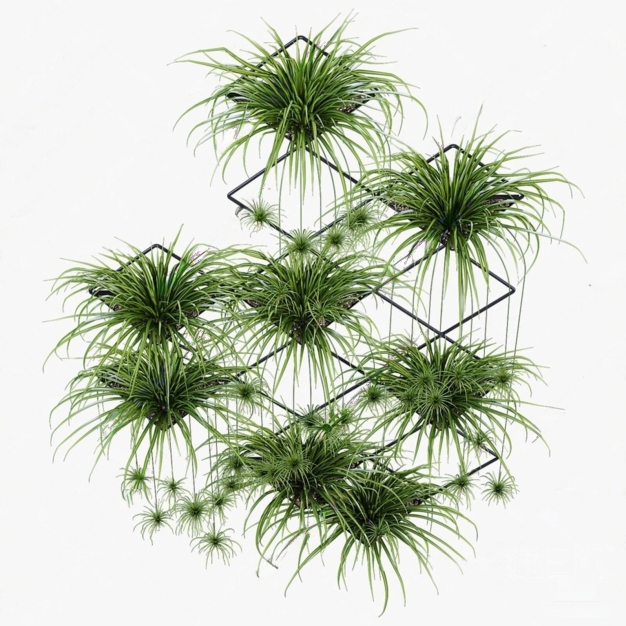 植物墙3D模型