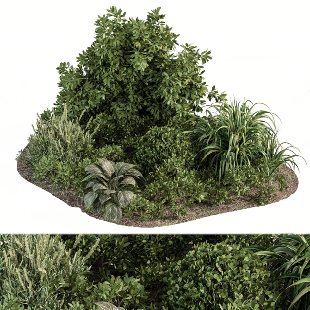  植物堆3D模型