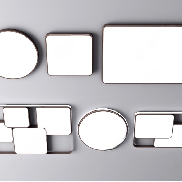 现代吸顶灯组合3D模型