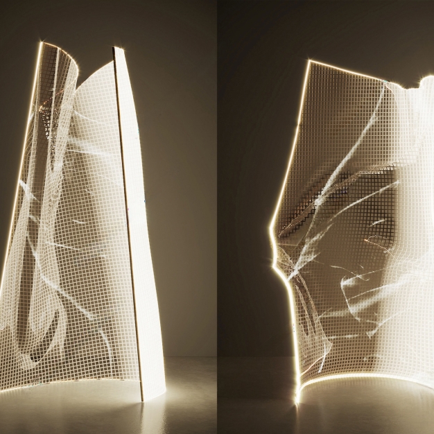 现代落地灯3D模型