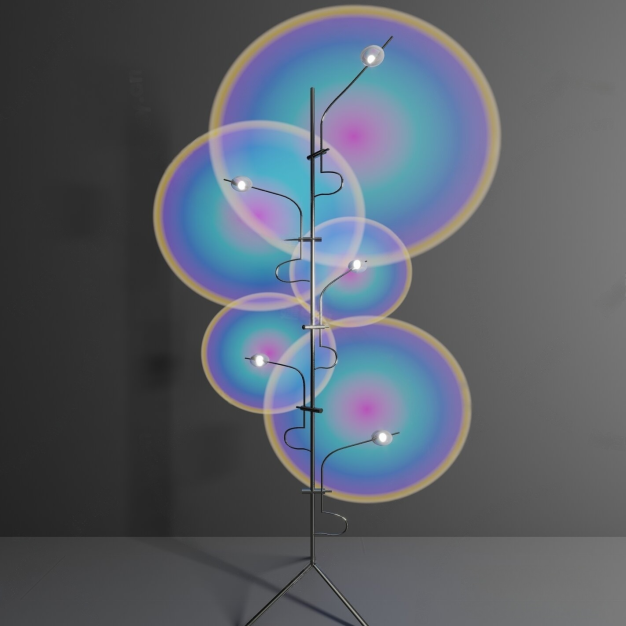 现代落地灯组合3D模型