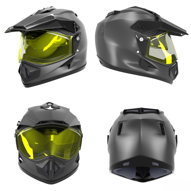 现代摩托车头盔3D模型