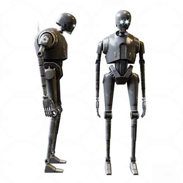 现代机器人3D模型