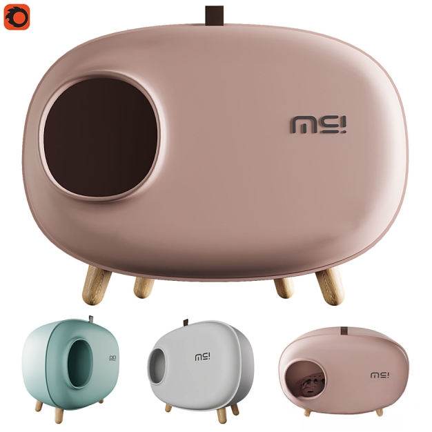 现代宠物用品3D模型