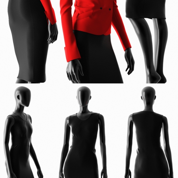 服装模特3D模型