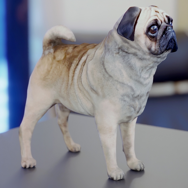 狗 动物3D模型