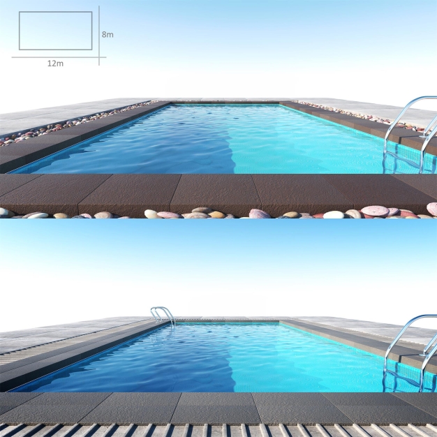 泳池3D模型