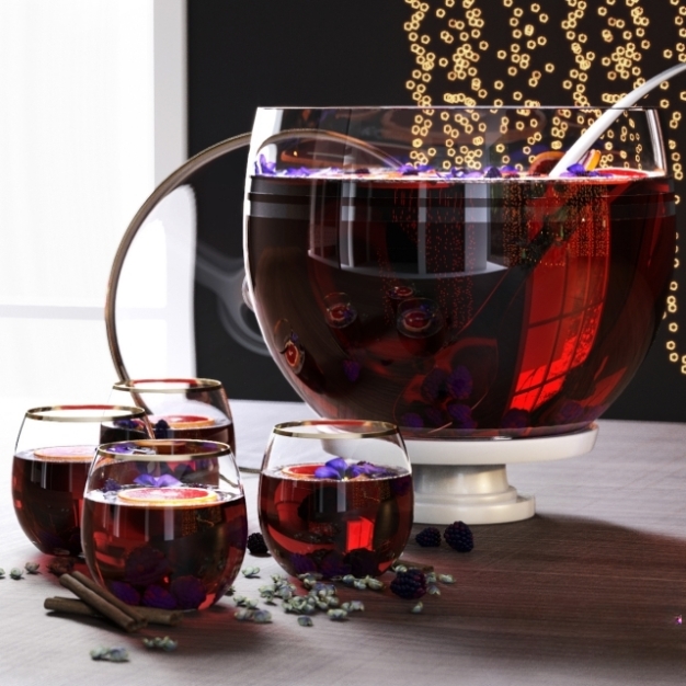 红酒酒杯3D模型